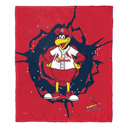 MLB Mascots St. Louis Cardinals Silk Touch Throw