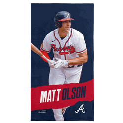MLB Matt Olson Player Beach Towel 30 x 60 Inches