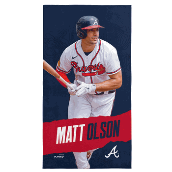 MLB Matt Olson Player Beach Towel 30 x 60 Inches