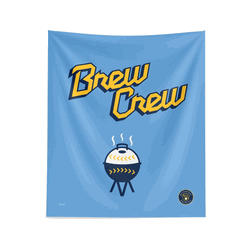 MLB Milwaukee Brewers City Connect Wall Hanging 34x40 Inches