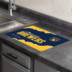MLB Milwaukee Brewers Torn Small Mat 15�20 inches