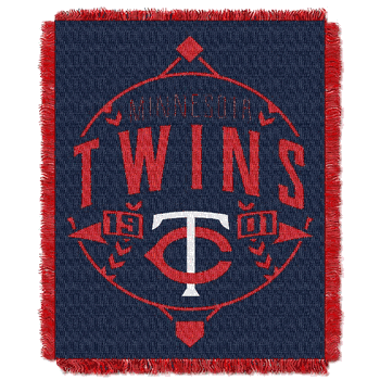 MLB Minnesota Twins Ace Jacquard Throw