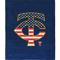 MLB Minnesota Twins Celebrate Series Silk Touch Throw Blanket 50x60 Inches