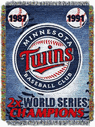 MLB Minnesota Twins Commemorative Series Throw