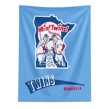 MLB Minnesota Twins Cooperstown Collection Throwback  Wall Hanging 50 x 60 Inches