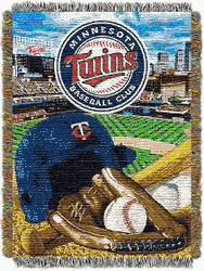 MLB Minnesota Twins Homefield Advantage Tapestry Throw
