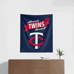 MLB Minnesota Twins Premium Wall Hanging 34 x 40 Inches