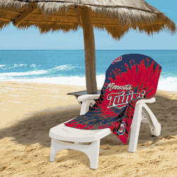 MLB Minnesota Twins Pyschedelic Beach Towel