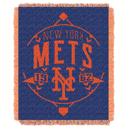 MLB New York Mets Ace Jacquard Throw