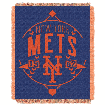 MLB New York Mets Ace Jacquard Throw