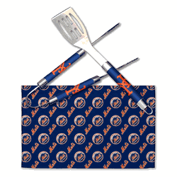 MLB New York Mets Bbq Grill Utensil Set