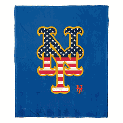 MLB New York Mets Celebrate Series Silk Touch Throw
