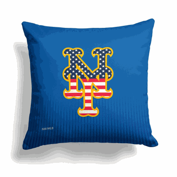MLB New York Mets Celebrate Series Throw Pillow 18x18 Inches
