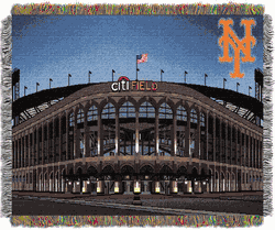 MLB New York Mets Citi Field Stadium Tapestry Throw