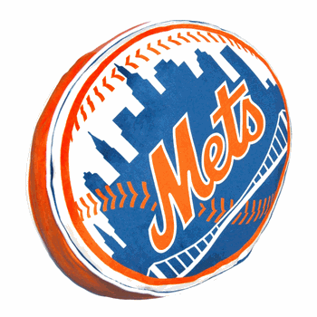 MLB New York Mets Cloud Pillow 15 Inches