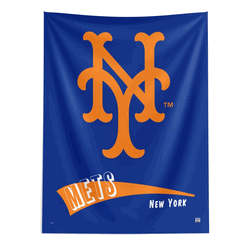 MLB New York Mets Cooperstown Collection Throwback  Wall Hanging 50 x 60 Inches