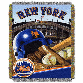 MLB New York Mets Homefield Advantage Tapestry Throw