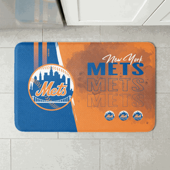 MLB New York Mets Painterly Floor Mat 18�30 inches