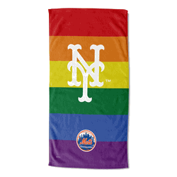 MLB New York Mets Pride Series Beach Towel 30x60 Inches