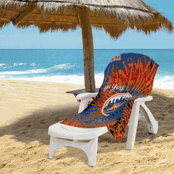 MLB New York Mets Pyschedelic Beach Towel