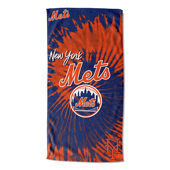 MLB New York Mets Pyschedelic Beach Towel 30x60 Inches