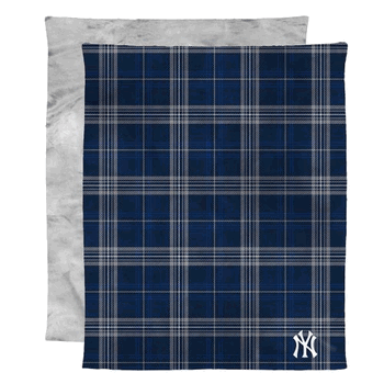 MLB New York Yankees 2 Ply Micro Mink Throw Blanket 48x60 Inches