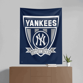 MLB New York Yankees Allegiance Personalized Wall Hanging 50x60 Inches