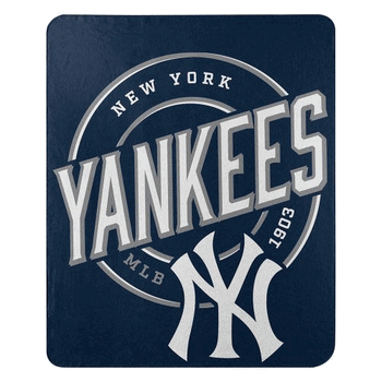 MLB New York Yankees Campaign Fleece Throw Blanket 50x60 Inches