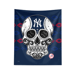 MLB New York Yankees Candy Skull Wall Hanging 34x40 Inches