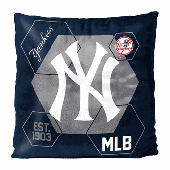 MLB New York Yankees Connector Velvet Reverse Pillow 16 x 16 Inches