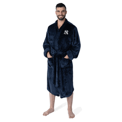 MLB New York Yankees L/XL Silk Touch Robe 26 x 47 Inches