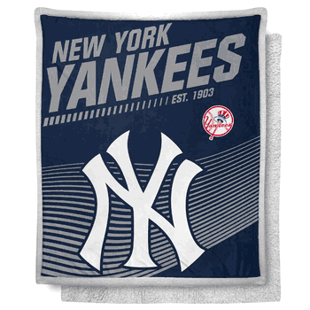 MLB New York Yankees New School Mink Sherpa Throw