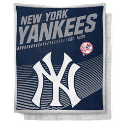 MLB New York Yankees New School Mink Sherpa Throw