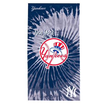 MLB New York Yankees Pyschedelic Beach Towel 30x60 Inches