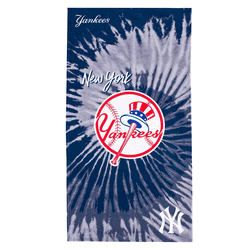 MLB New York Yankees Pyschedelic Beach Towel 30x60 Inches