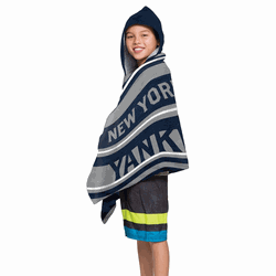 MLB New York Yankees Youth Hooded Towel 21 x 51 Inches