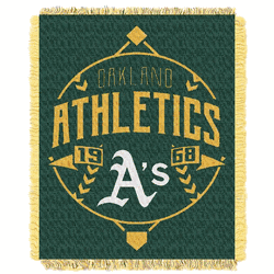 MLB Oakland Athletics Ace Jacquard Throw