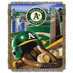 MLB Oakland Athletics Homefield Advantage Tapestry Throw