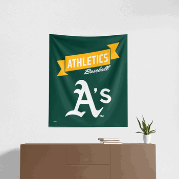 MLB Oakland Athletics Premium Wall Hanging 34 x 40 Inches