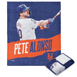 MLB Pete Alonso Player Silk Touch Throw Blanket 50 x 60 Inches