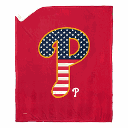 MLB Philadelphia Phillies Celebrate Series Silk Touch Sherpa Throw