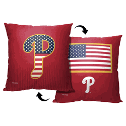 MLB Philadelphia Phillies Celebrate Series Throw Pillow 18x18 Inches
