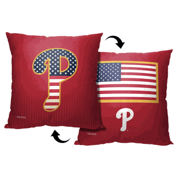 MLB Philadelphia Phillies Celebrate Series Throw Pillow 18x18 Inches
