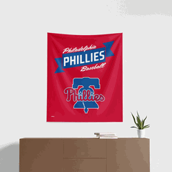 MLB Philadelphia Phillies Premium Wall Hanging 34 x 40 Inches