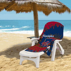 MLB Philadelphia Phillies Pyschedelic Beach Towel