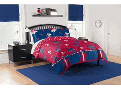 MLB Philadelphia Phillies Rotary Full Bed In A Bag Set 78 x 86 Inches