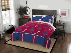 MLB Philadelphia Phillies Rotary Queen Bed In A Bag Set 86 x 86 Inches