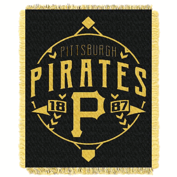 MLB Pittsburgh Pirates Ace Jacquard Throw