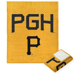 MLB Pittsburgh Pirates City Connect Silk Touch Throw Blanket 50x60 Inches