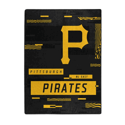 MLB Pittsburgh Pirates Digitize Raschel Throw Blanket 60x80Inches